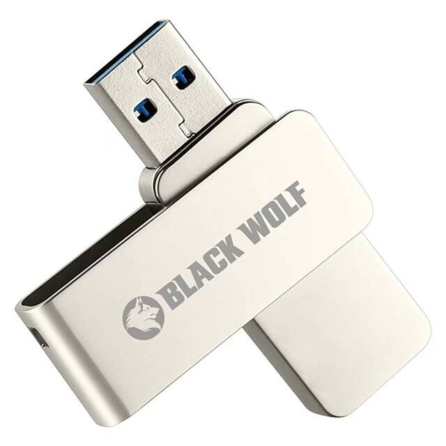 Black Wolf : USB Flash Drive (3.2 Gen 2) - 16GB