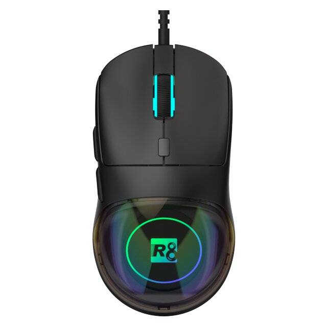  R8 G205 RGB Wired Mouse (Black)