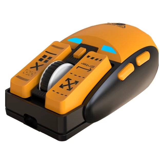 فأرة Jedel WD149 5D [BT+2.4] (أسود أصفر)