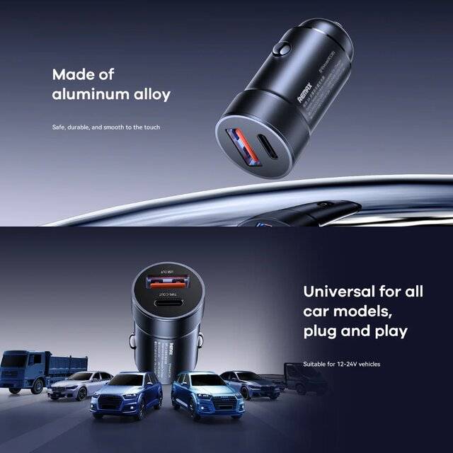 Remax RCC361 [USB-A + Type-C] Car Charger