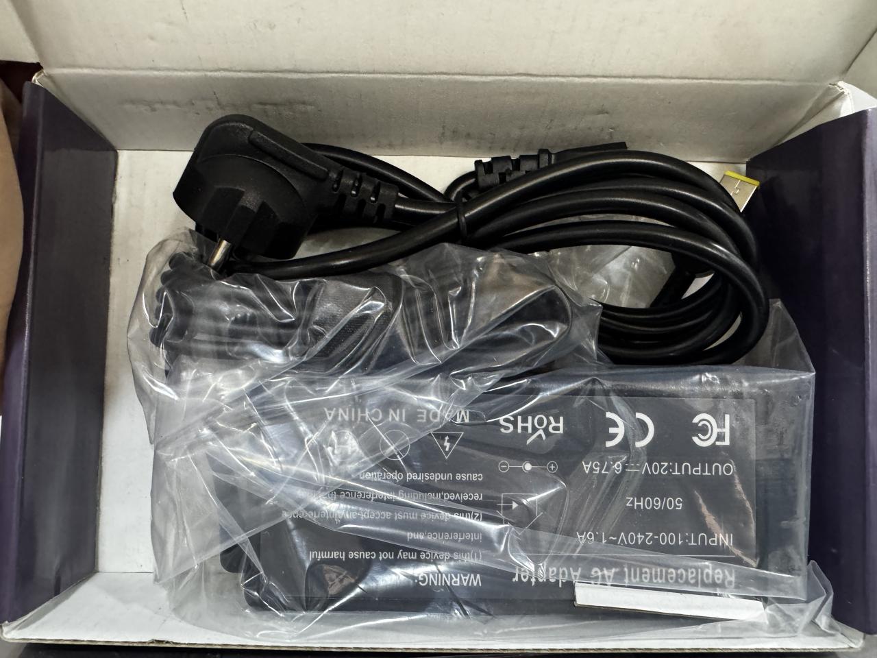 AC lenovo 20v 6.75A USB