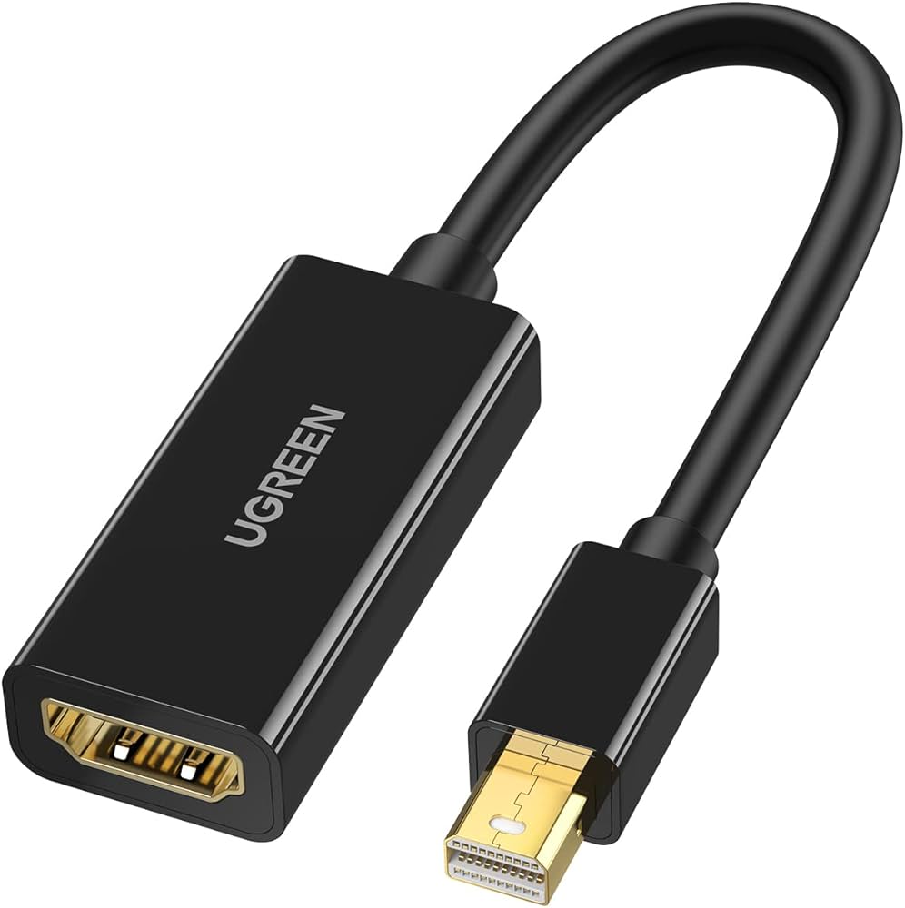 Ugreen 4K Mini Displayport HDMI Çevirici Adaptör, Siyah