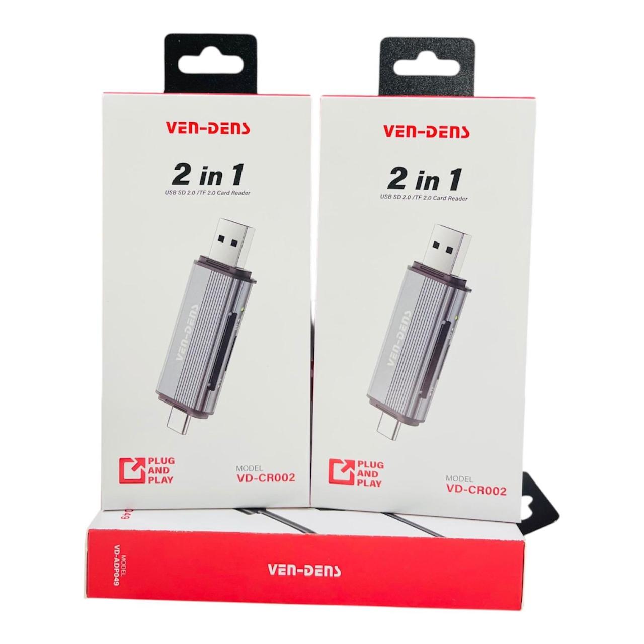 VEN-DENS 2 in 1 VD-CR002 Hub