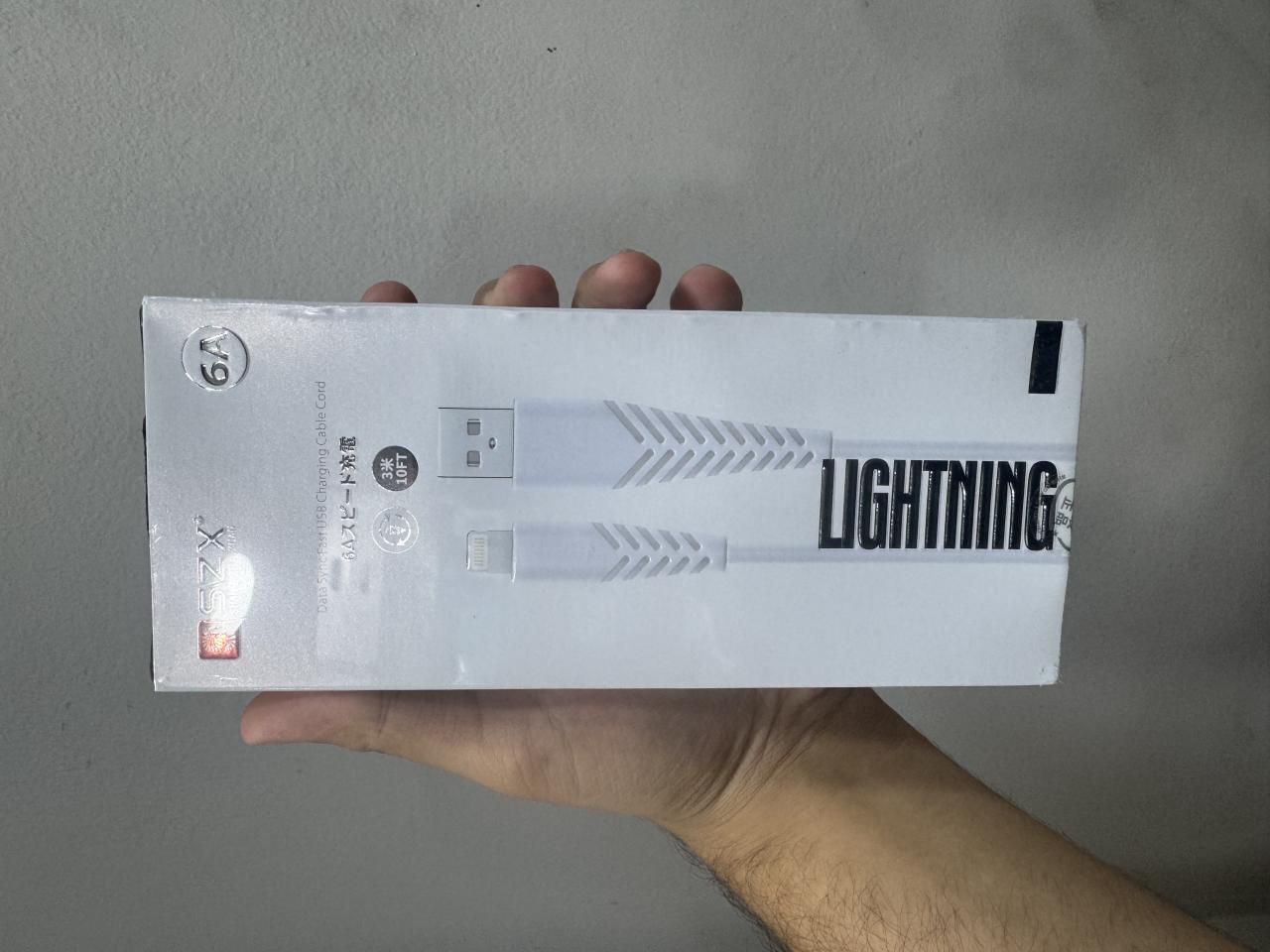 SZX USB TO LIGHTNING 6A 10FT SS206